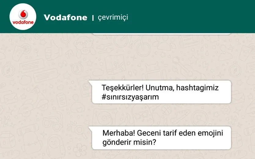 Vodafone #sınırsızyaşarım